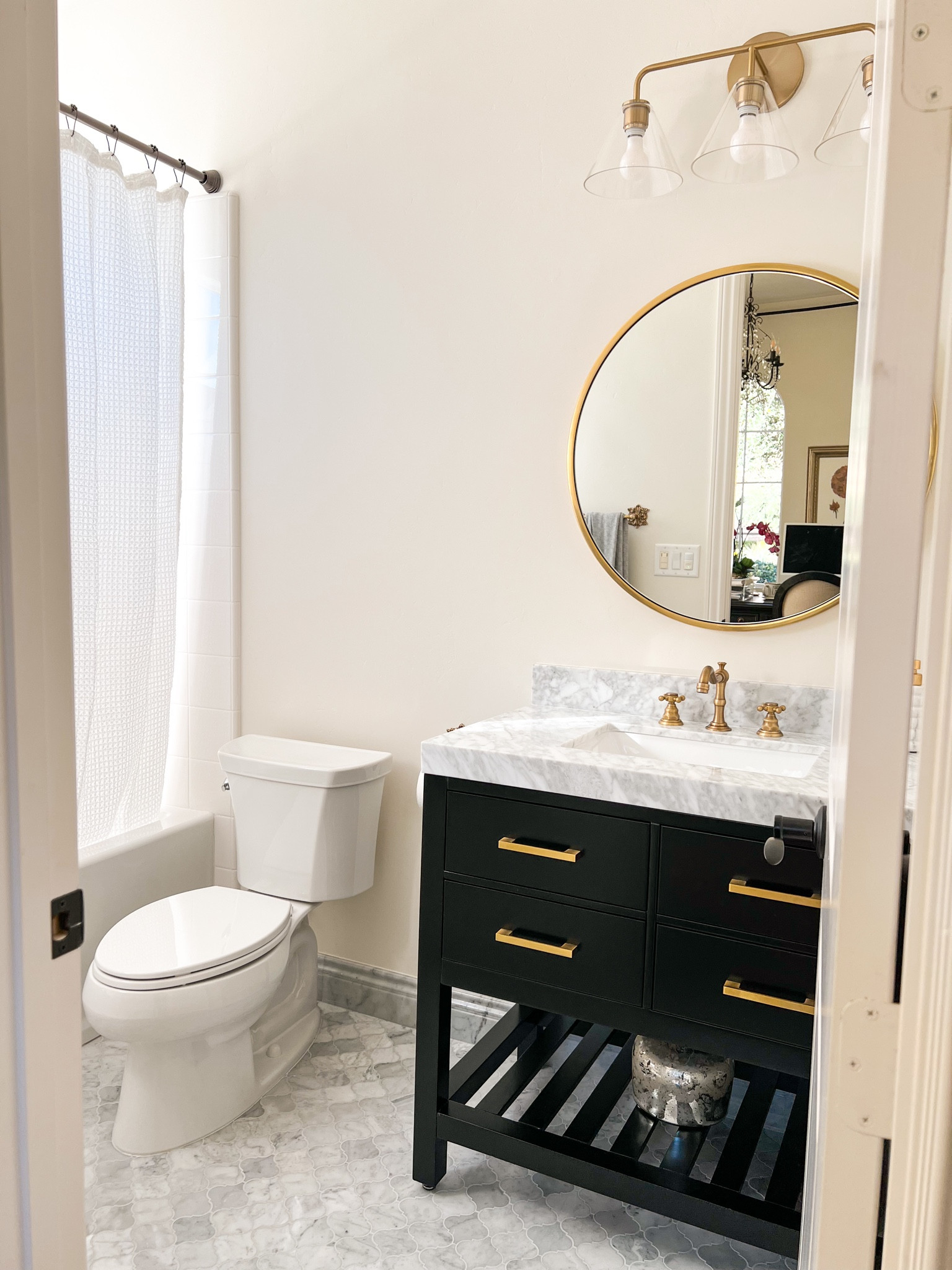 My home office bathroom / guest bathroom / home remodel / interior design 

#LTKhome #LTKstyletip