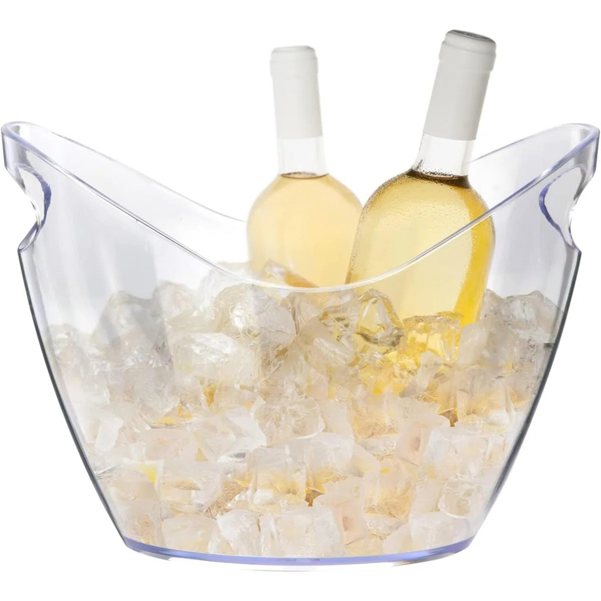 Ce Bucket Wine Bucket Clear Acrylic 4 Liter Plastic Tub For Drinks And Parties Food Grade Perfect... | Wayfair North America