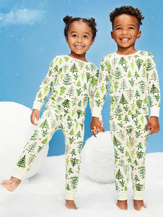Printed Snug-Fit Pajama Set for Toddler & Baby | Old Navy (US)