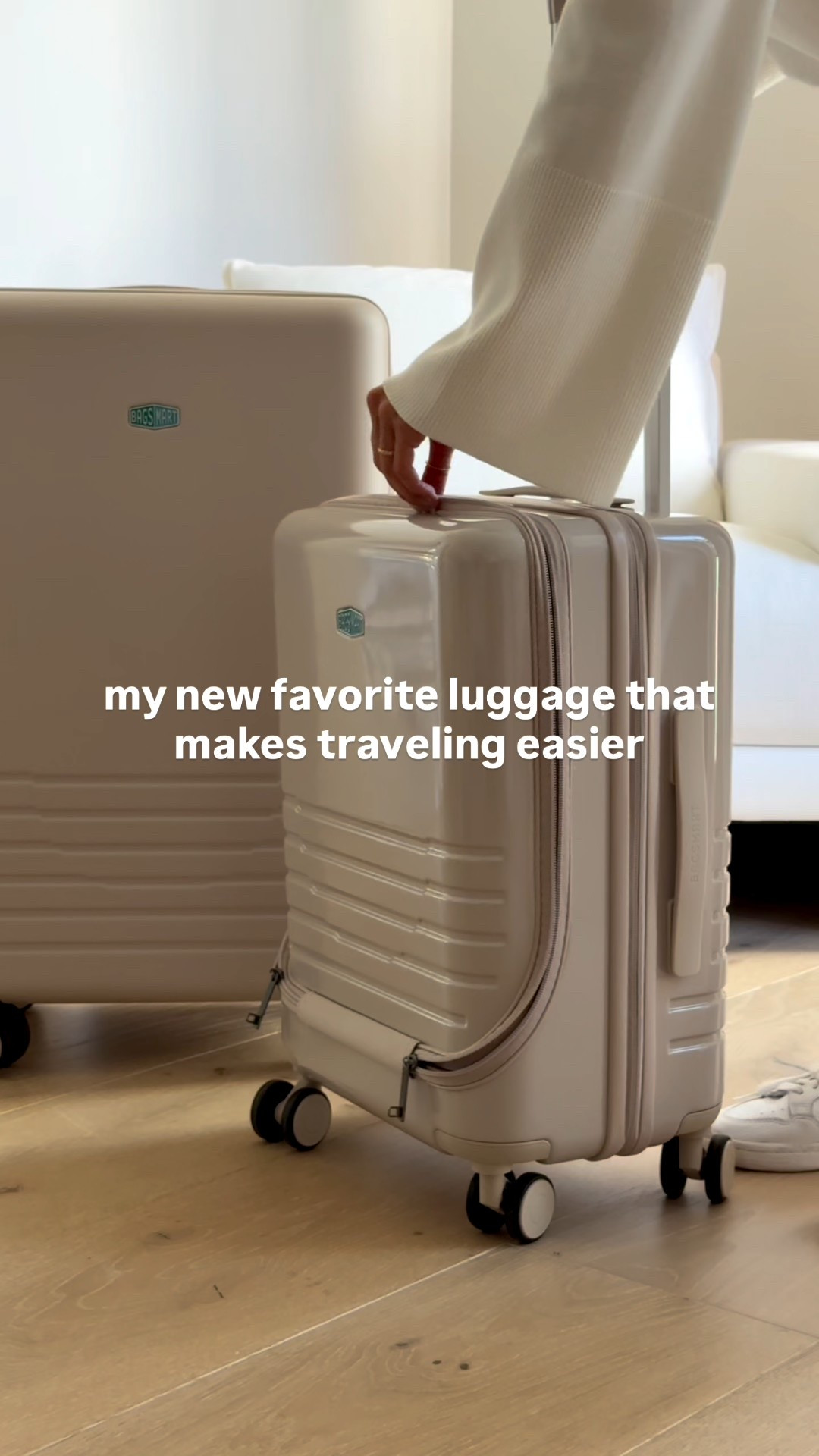 Scroll to shop! Follow for more! 10% off with code Jen25G to save!✨ The luggage that makes traveling easier!!!🤩🙌🏼 Have you heard of Bagsmart? I'm so impressed!😍 The front of their popular carry-on has anti-drop support straps so it won't fall to the ground…so smart & convenient! Plus, it expands for increased capacity up to 20% AND it has a unique deep compartment unlike traditional suitcases with the clamshell design👏🏼 I also I have the 26 inch check-in that can expand and increase capacity up to 14%! I'm loving the compression panel, wet–dry pocket, built-in weight scale to help avoid exta fees and more!🥰 Linking it all for you now!❤️ Xo!! @bagsmart_official #ad #BAGSMART


#LTKGiftGuide #LTKSaleAlert #LTKTravel