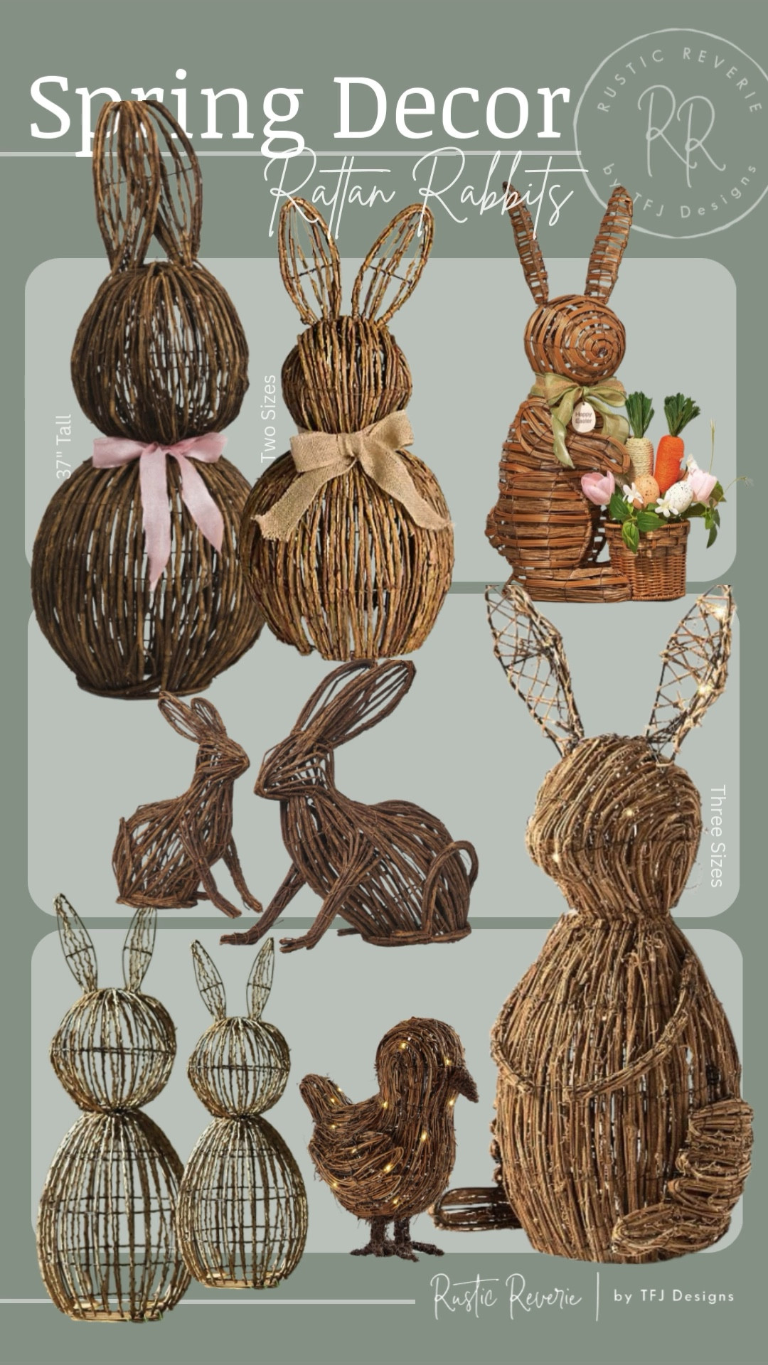 I’ve rounded up some adorable RATTAN RABBITS for Spring! 🐰 

porch refresh patio entryway entry welcoming planter easter bunny kirklands pottery barn michaels marshalls tjmaxx homegoods wayfair grandin road sams club darby creek flowers garden cottage core cottagecore cozy whimy whimsical trendy trending sale curated home decor collected style

#LTKSaleAlert #LTKSeasonal #LTKHome