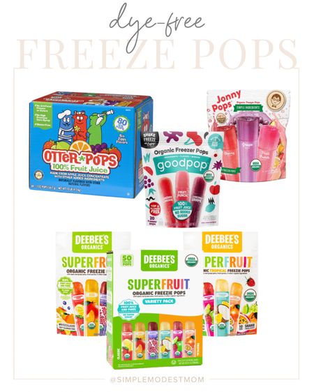 trying to go dye-free with our freeze pops for the kids & these were the ones highly recommended by my followers!

#LTKkids #LTKhome #LTKxTarget