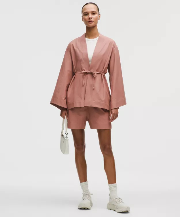 LuluLinen Tie-Front Jacket | lululemon (AU)