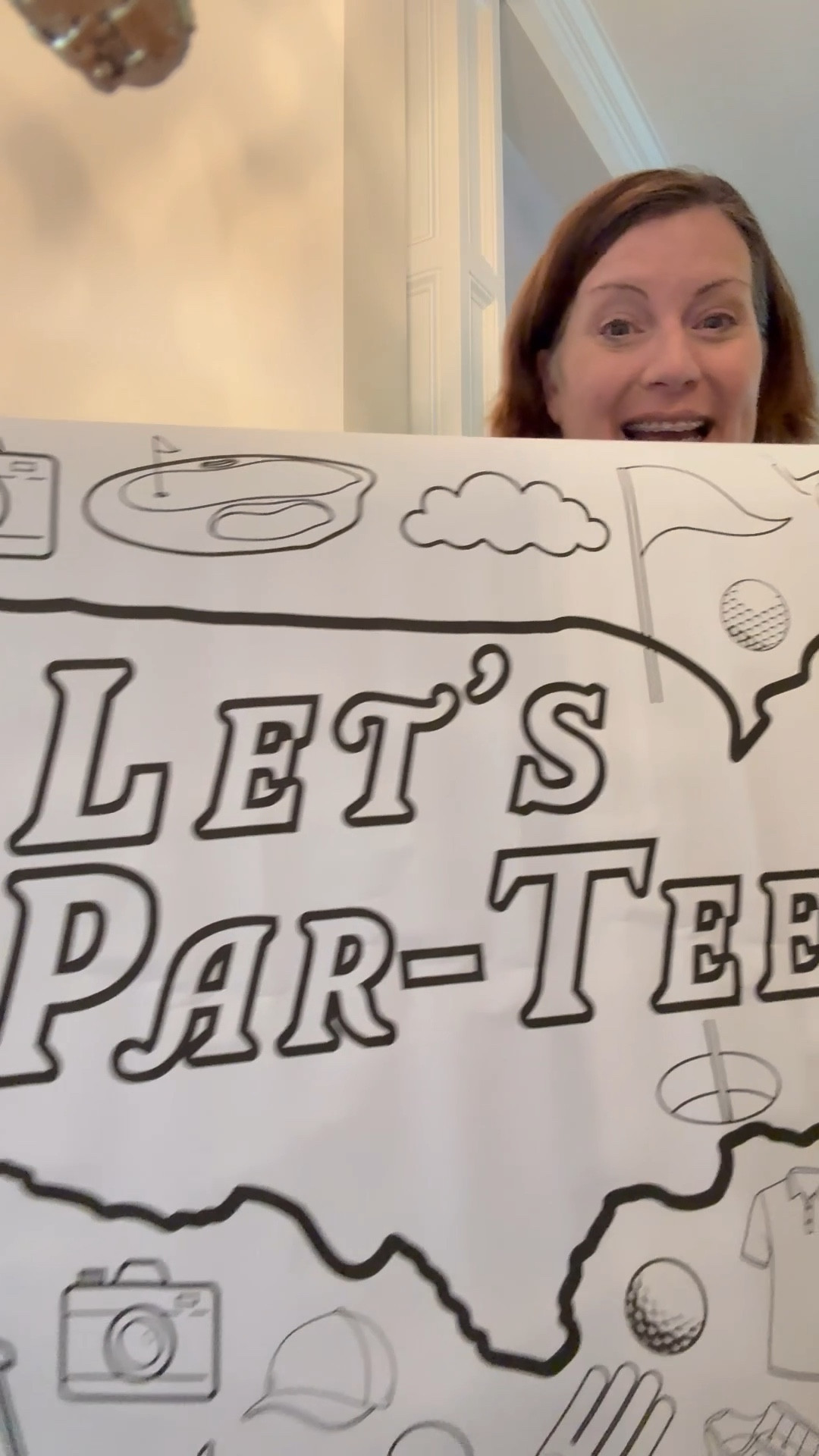 How cute is this 6 foot Let’s Par-Tee golf themed coloring banner? ⛳️ This will keep the kids entertained for hours while the adults watch the Masters! 🥰 You can find the golf themed on  Your Best Elf’s website!!!

#LTKKids #LTKWatchNow #LTKSeasonal