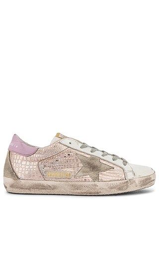 Golden Goose Superstar Sneaker in Gold Laminated Cocco & Ice Star from Revolve.com | Revolve Clothing (Global)