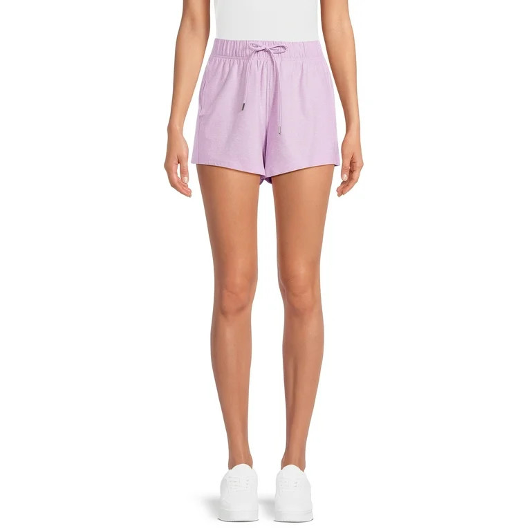 Athletic Works Women’s Buttery Soft Performance Gym Shorts, 4" Inseam, Size XS-XXXL | Walmart (US)