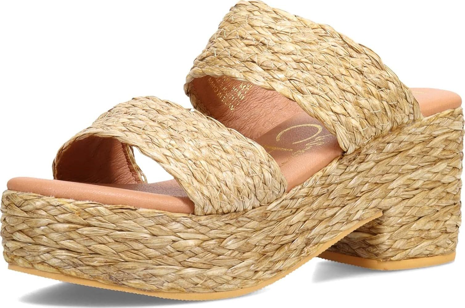 Coconuts by Matisse Women's Platform Slide Sandal, Cognac, 9 | Amazon (US)