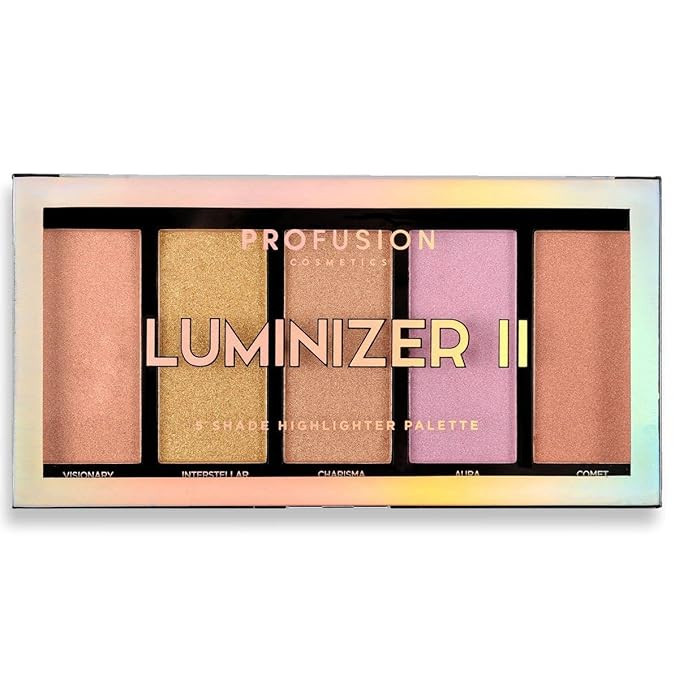 Profusion Cosmetics 5 pc Luminizer Makeup Palette Your Most Beautiful You Anti Aging Matte Bronze... | Amazon (US)