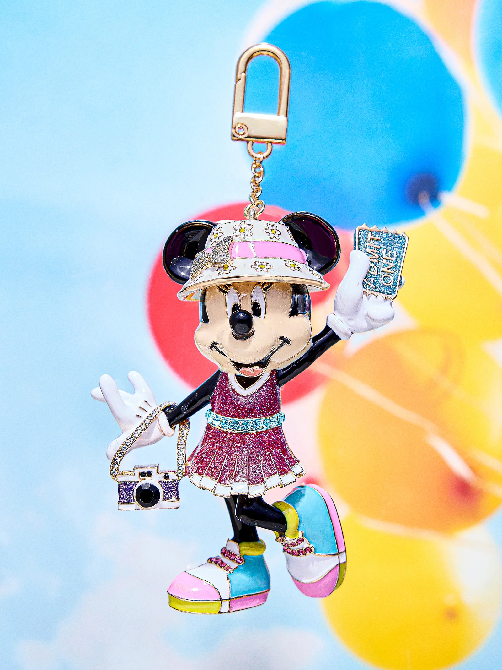 Disney Minnie Mouse Summer Activity Bag Charm - Minnie Mouse | BaubleBar