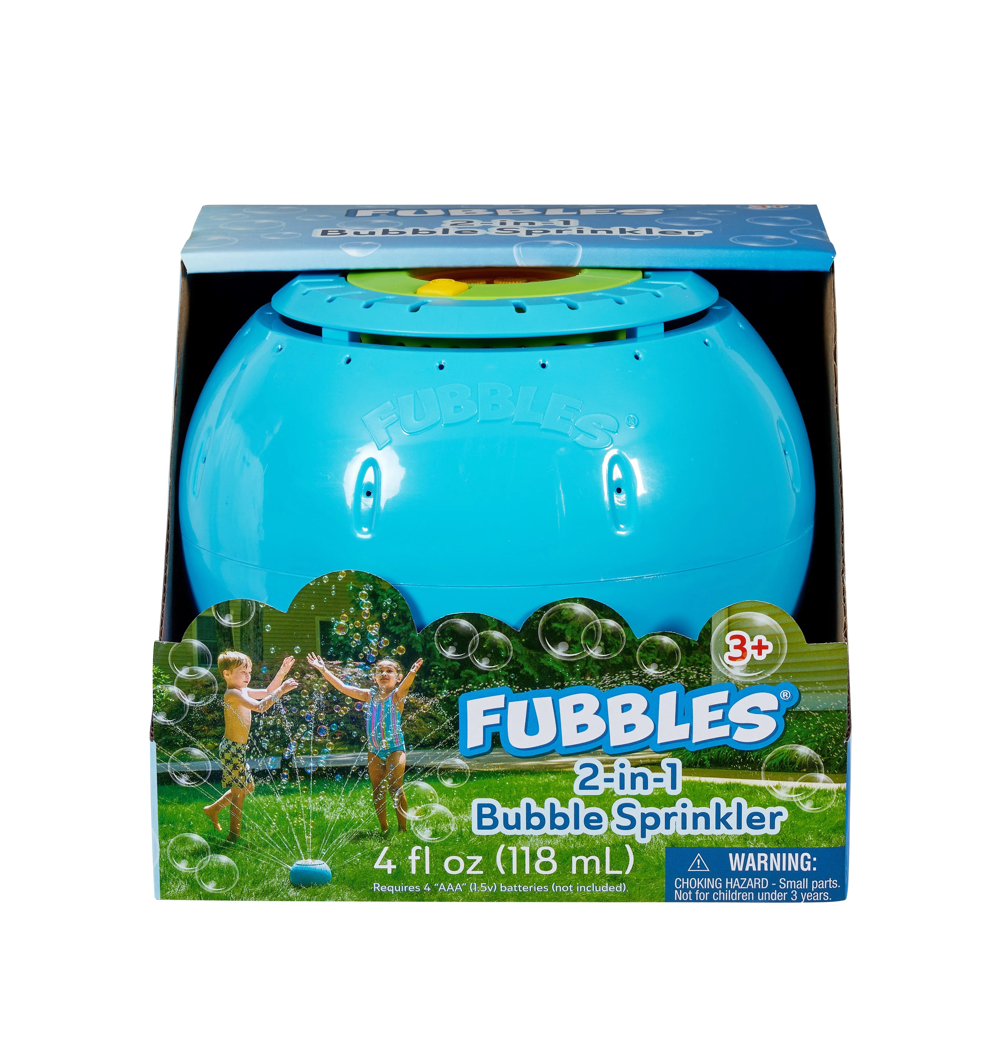 Little Kids Inc. Fubbles 2 in 1 Bubble Sprinkler with Premium Solution - Walmart.com | Walmart (US)