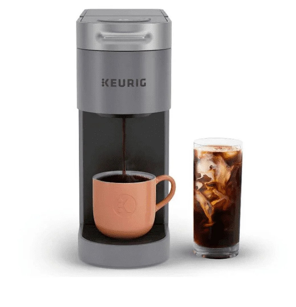 Keurig K-Slim + ICED Single-Serve Coffee Maker, Gray | Walmart (US)