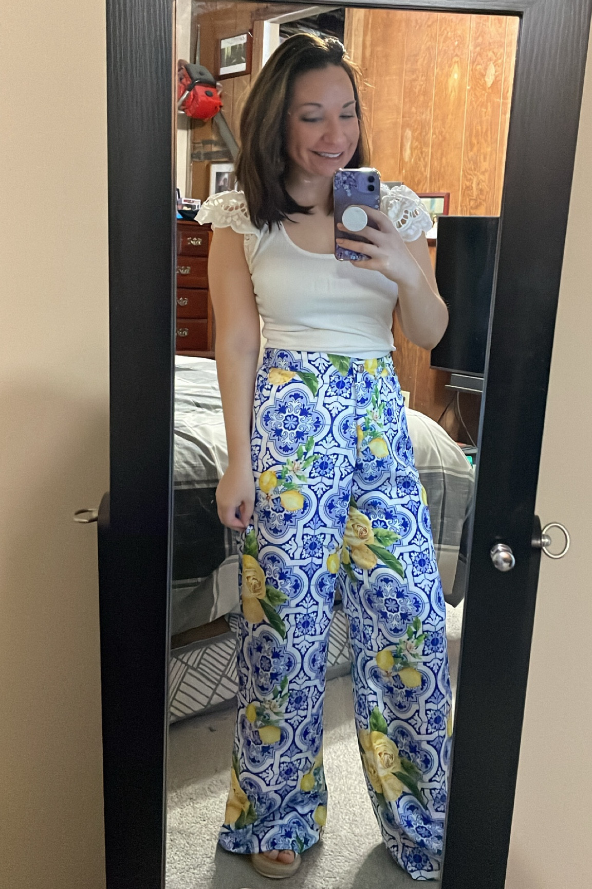 Tuesday lemon ootd 
Top - linked similar size small 
Pants linked exact 

#LTKWorkwear #LTKStyleTip #LTKFindsUnder50