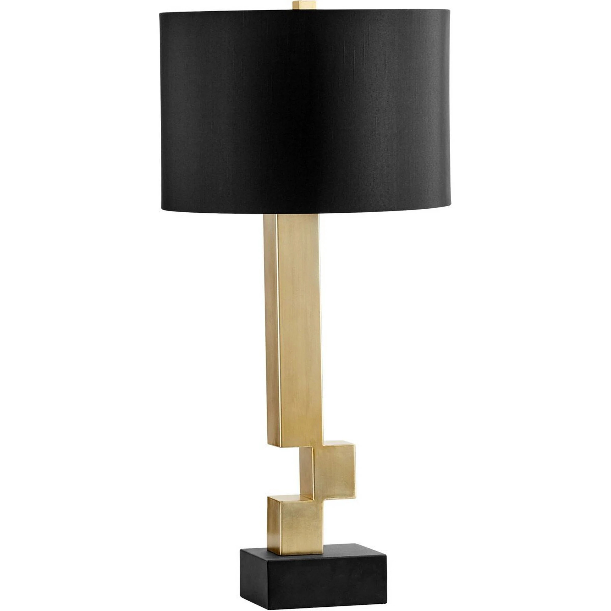 Cyan Design Rendezvous 1-Light Black/Frosted Table Lamp one_size | 10985 | Lowe's