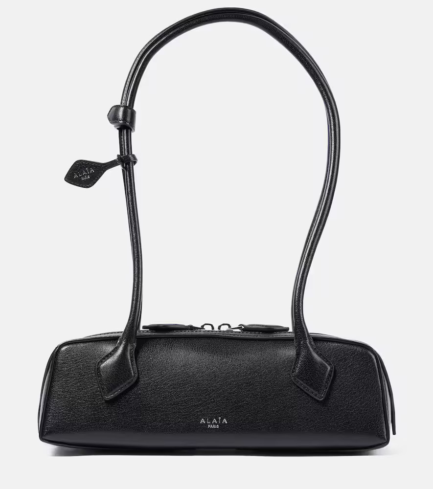 AlaÃ¯a Teckel Small leather shoulder bag | Mytheresa (US/CA)