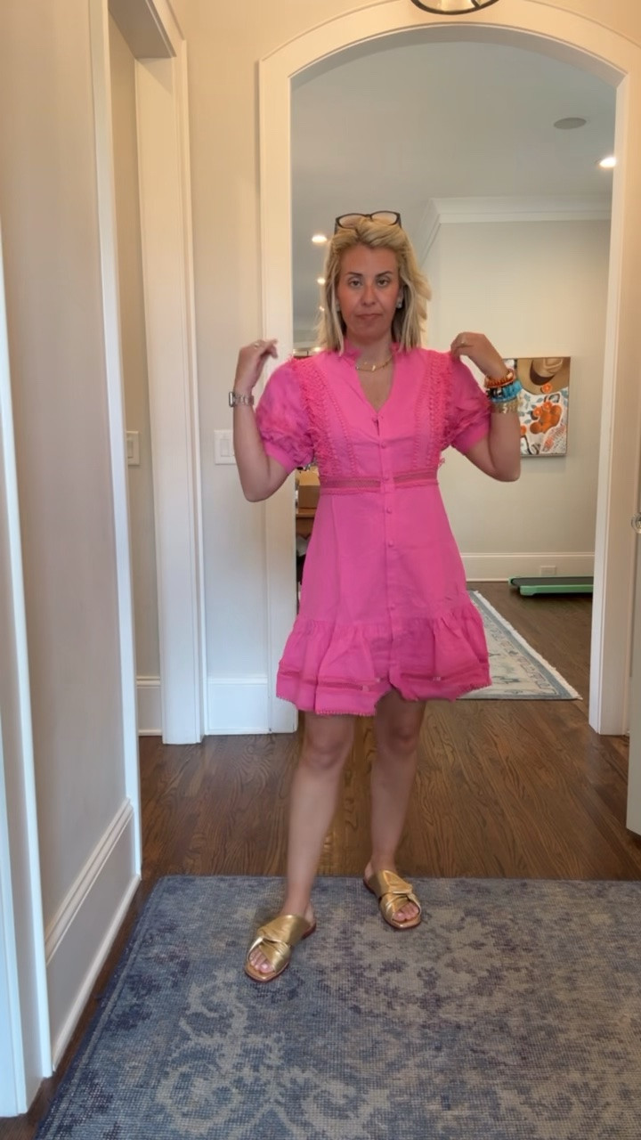 Obsessed already with these shoes and dress! I’m wearing a small dress and 8 sandal tts. 

*Use Catherine20 for 20% off my bracelet stack

#LTKdayinmylife #LTKmomlife #LTKstorytime