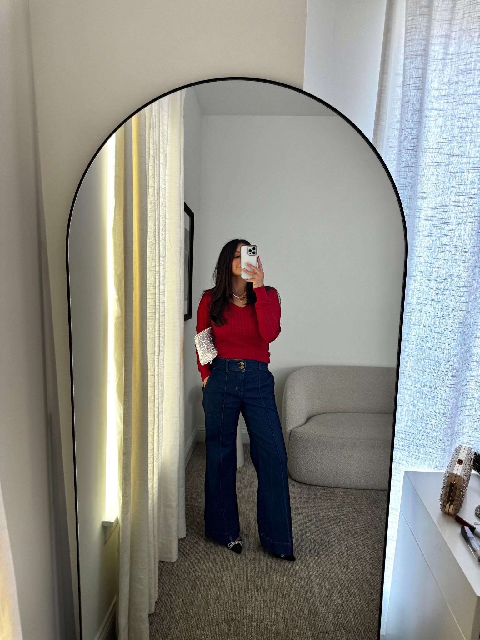 One of my favorite pair of dark denim from Jcrew. Runs true to size. The top also runs true to size  

#LTKHoliday