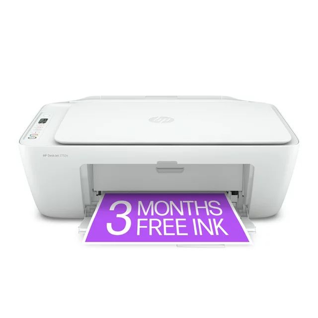 HP DeskJet 2752e All-in-One Wireless Color Inkjet Printer with 3 Months Free Ink Included with HP... | Walmart (US)