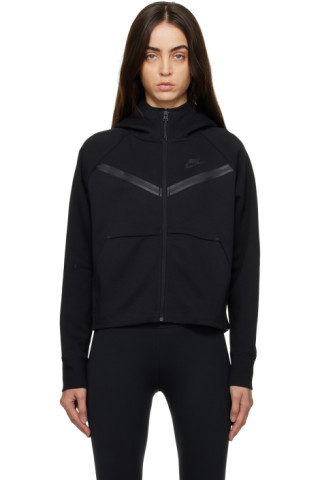 Black Sportswear Tech Fleece Hoodie | SSENSE