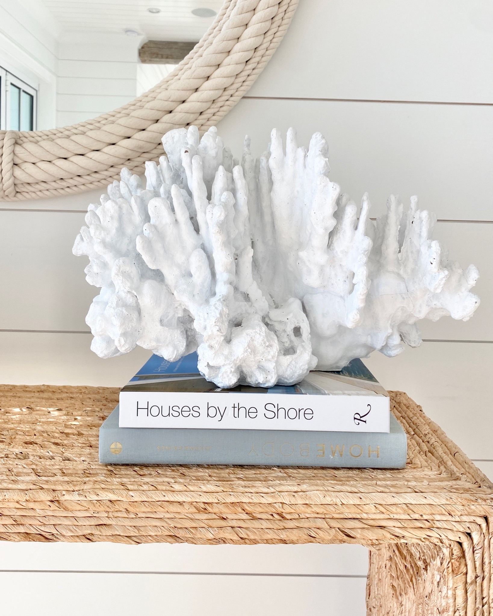 Coastal home table decor