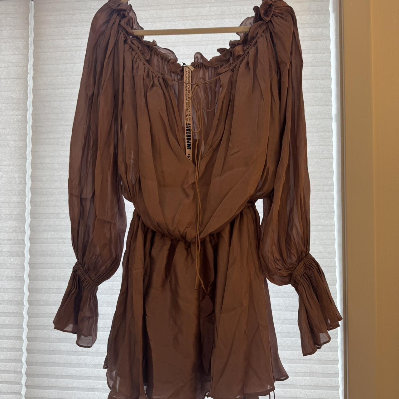 House of CB Women's Dress - Pink/Brown - S | Depop US