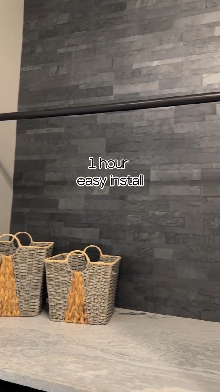 Just a little update to the laundry room! We added Aspect slate peel and stick tiles to our laundry room for a bit of extra drama and detail. 

I love the way it turned out, and it is a really simple update to do.  What questions do you have?

#virtualinteriordesignservices #starlacampbellhome #ltkhome #howwedwell #organicmoderninteriors #howwelive #organicmodern #designtips #hometransformation #sarasotadesign #avldesigner