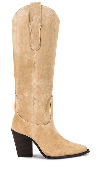 TORAL Ana Cowboy Boot in Tan. - size 41 (also in 37, 39) | Revolve Clothing (Global)