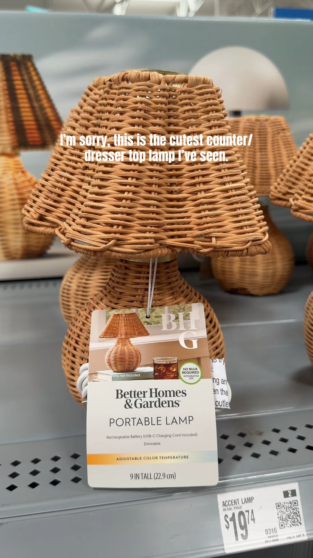 The perfect table top or dresser lamp for a touch of added character🥹✨ Walmart Finds, Walmart Decor, Better Homes & Gardens, Cordless Lamp, Budget Home Decor, Coastal Decor.

#LTKHome