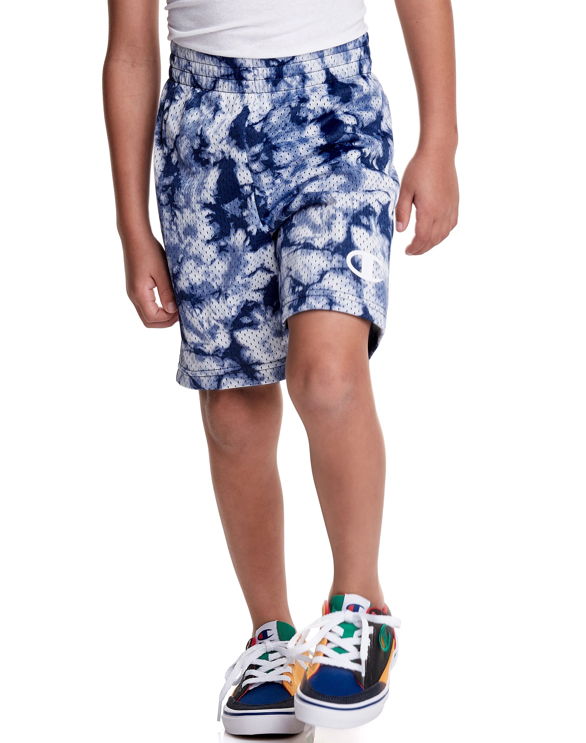 Little Kids' Mesh Shorts, Crush Dye, 5.5" | ChampionUSA.com (Hanesbrands Inc.)