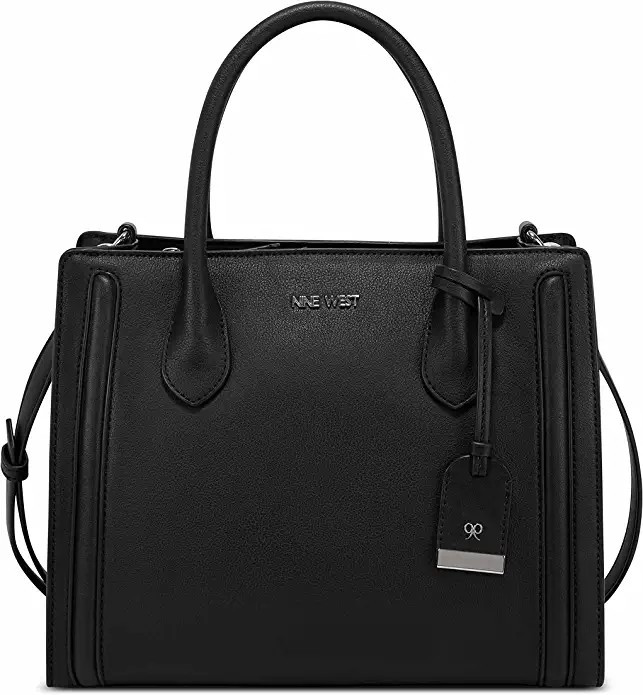 Amazon.com: Nine West Aidenne Satchel Black One Size : Clothing, Shoes & Jewelry | Amazon (US)