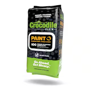 CROCODILE CLOTH Professional Paint Pre-Moistened Heavy-Duty Wet Cloths Cleaning Wipes (100 Per Pa... | The Home Depot