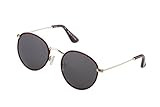 SANTANA Fedora Polarized Round Sunglasses, Shiny gold/Purple, 50 mm | Amazon (US)