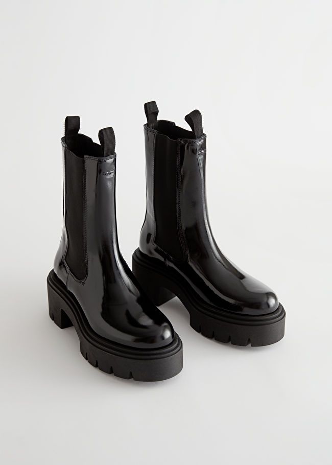 Chunky Platform Chelsea Leather Boots | & Other Stories (EU + UK)