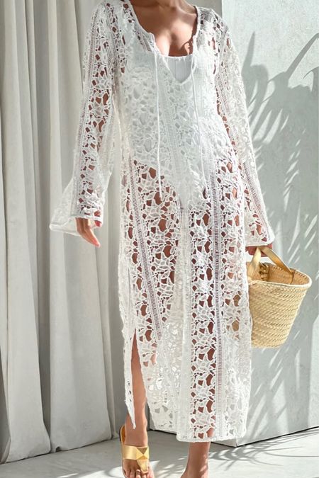 Gorgeous coverup we all need for summer! #vitagrace #coverup #summer 