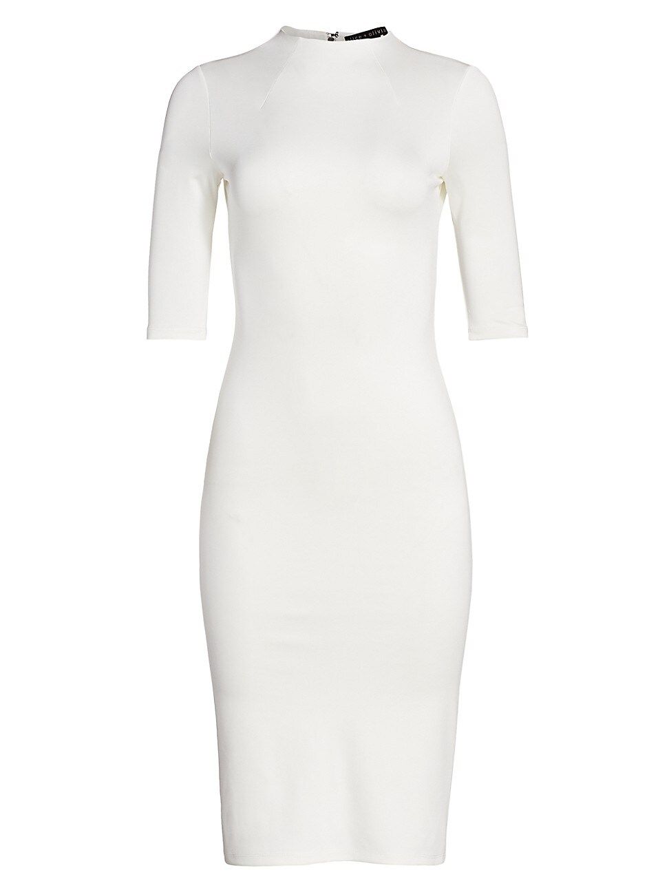 Alice + Olivia Women's Delora Knit Bodycon Dress - Off White - Size 10 | Saks Fifth Avenue