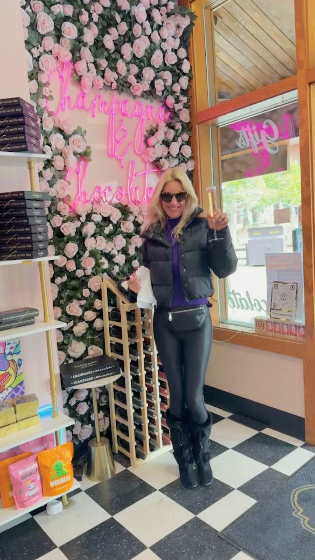 Champagne & Chocolate Lake Tahoe. Lake Tahoe style. Liquid leggings. Fur boots. Alo Puffer - my fav. I have it in every color. Cute belt bags. Gucci belt bag. Valentino sunglasses  Day in the mountains  

#LTKTravel #LTKSaleAlert #LTKStyleTip