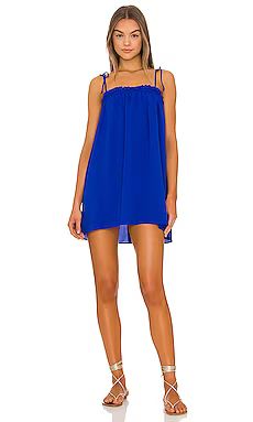 Show Me Your Mumu Angel Mini Dress in Bright Blue from Revolve.com | Revolve Clothing (Global)