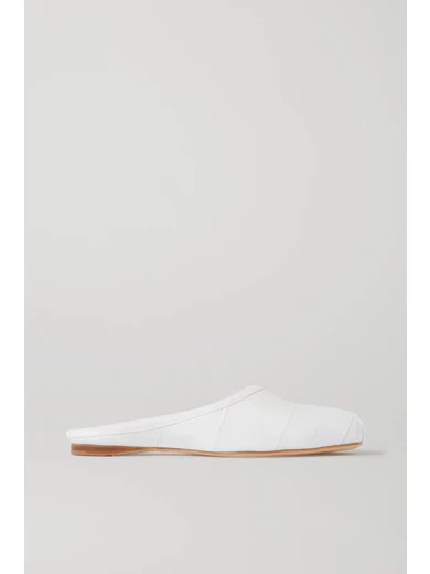 Mirandola eel and leather slippers | NET-A-PORTER (US)