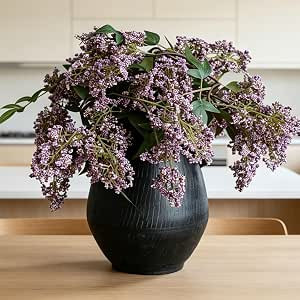 2 Pcs 43" Faux Berry Stems for Vase Fake Plants Spray Fall Flowers Mantel Decor | Amazon (US)