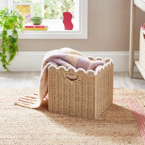 Scalloped Storage Box | Dunelm