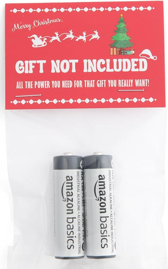 Gelid Gift Not Included Batteries Gag Gift - Funny Prank for Present Adults for Women Men - Stock... | Amazon (US)