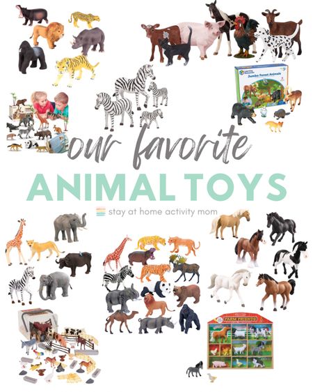 Our favorite toddler and preschool animal figurine toys for play and learning 

#LTKxTarget #LTKkids #LTKGiftGuide