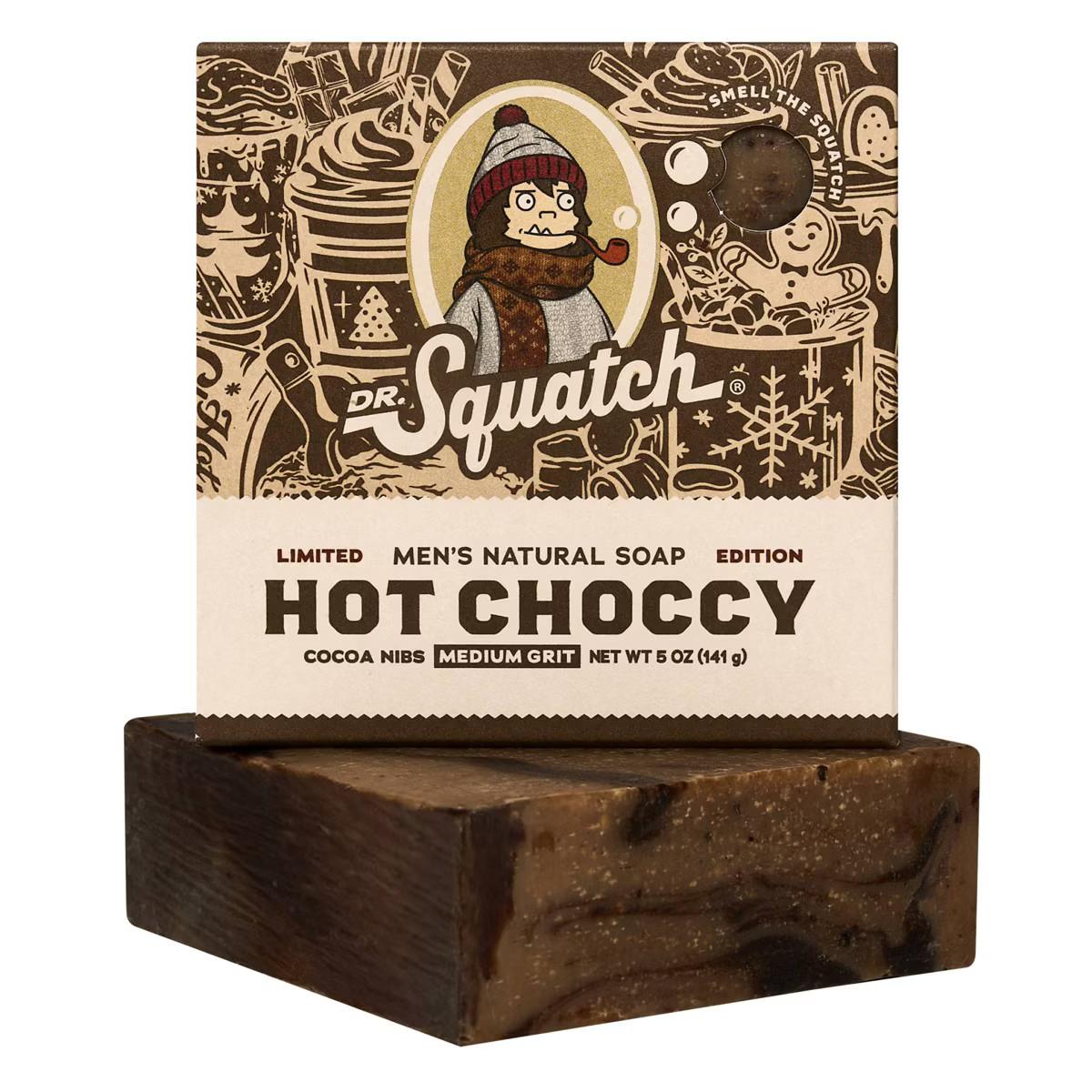 DR. SQUATCH Men's All Natural Bar Soap - Hot Choccy - 5oz | Target