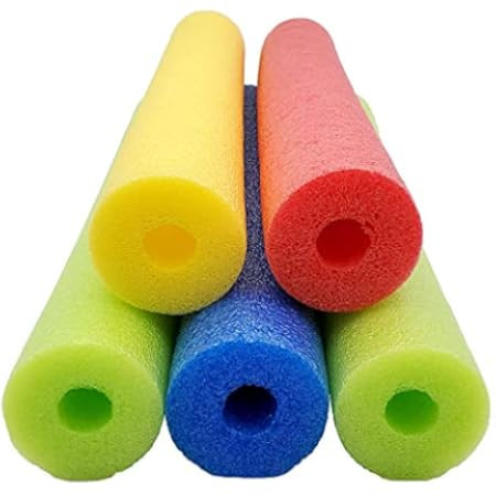 Lot of 4 Pool Noodles Floating Swimming Fun 48" Multipurpose Foam Craft Cylinder | Amazon (US)