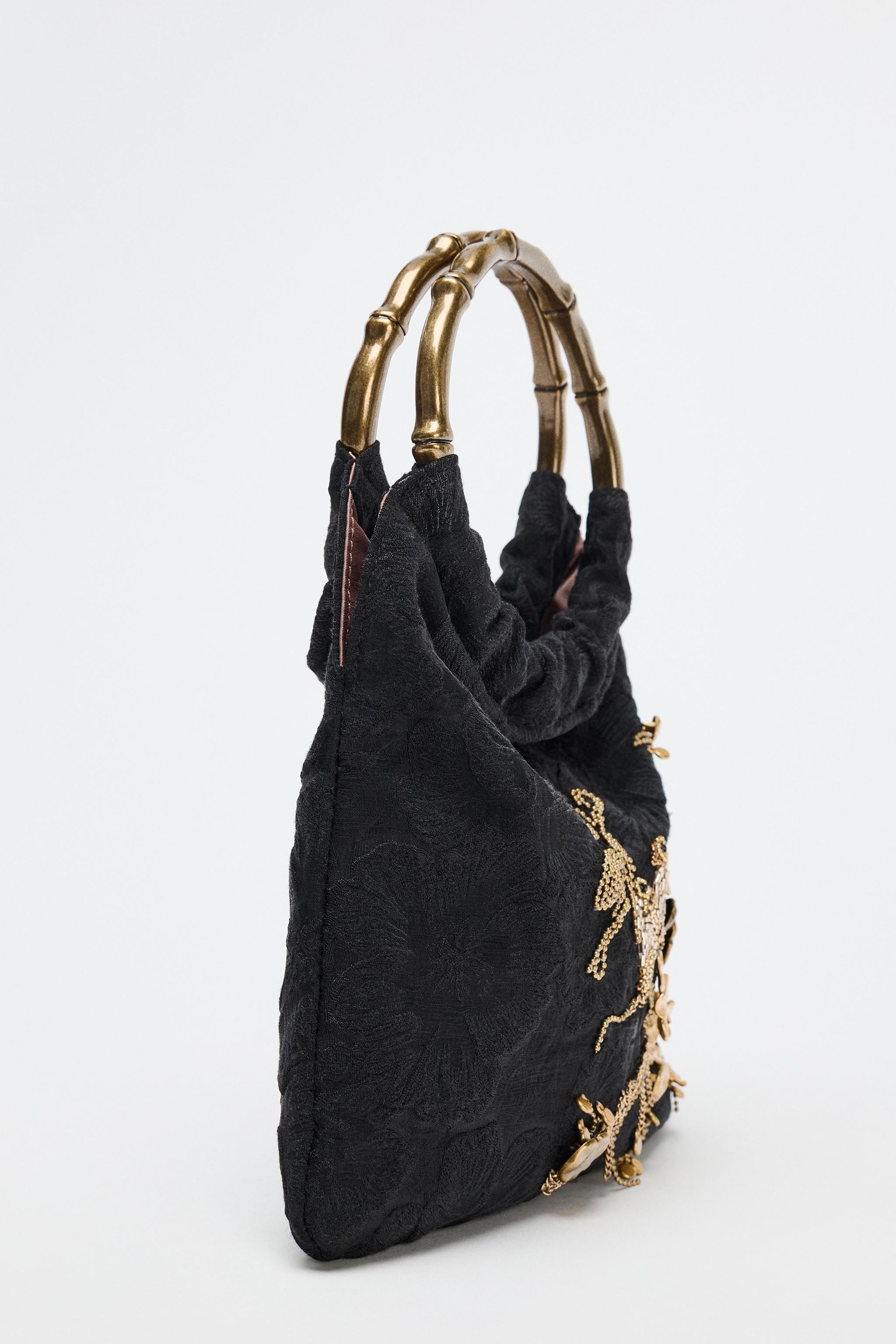 EMBROIDERED MINI BUCKET BAG | Zara US