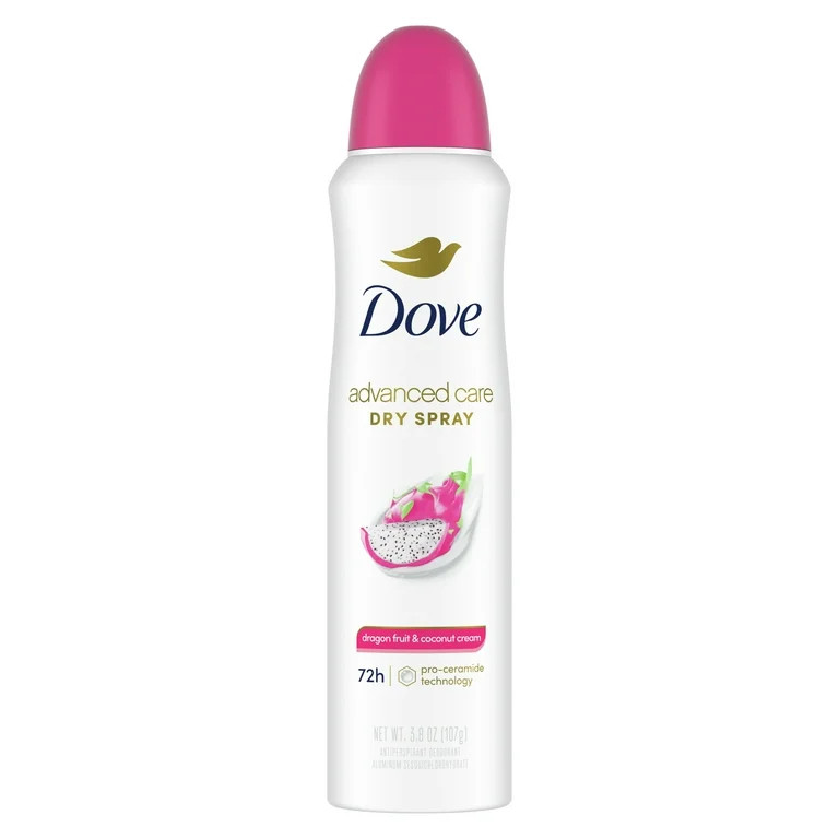 Dove Advanced Care Antiperspirant Deodorant Dry Spray for Women Dragon Fruit & Coconut Cream, 3.8... | Walmart (US)