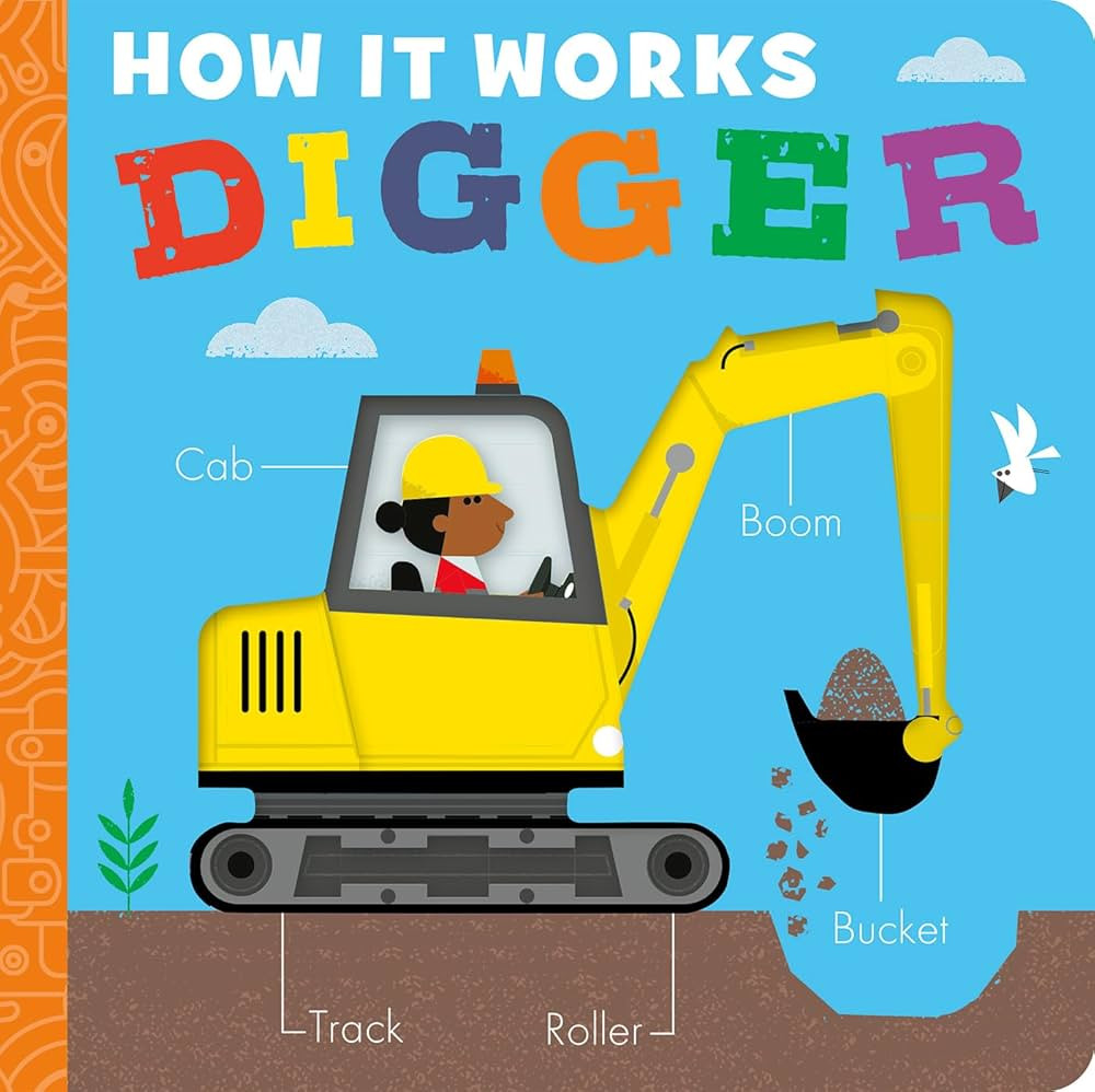How it Works: Things That Go 3-Book Boxed Set: Digger; Rocket; Tractor | Amazon (US)