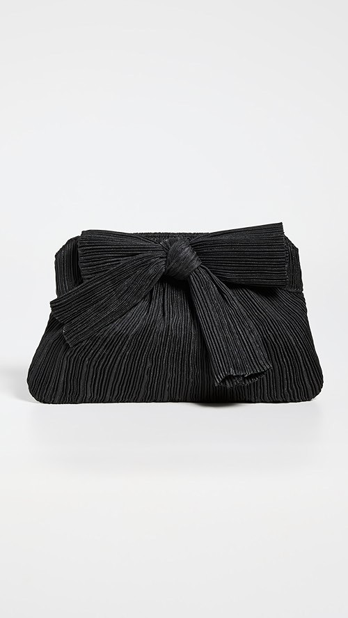 Rayne Pleated Frame Clutch with Bow | Shopbop