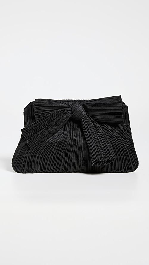 Loeffler Randall Rayne Pleated Frame Clutch with Bow | SHOPBOP | Shopbop