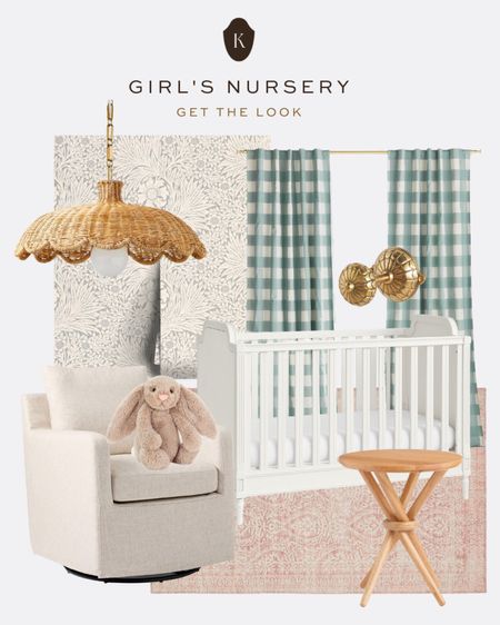 Inspired by baby girl Denner’s nursery design! Bunnies, pattern and a statement chandelier are a must!

#LTKbaby #LTKhome