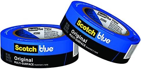2 Rolls - Blue Painter's Tape, Multi-Surface Painter's Tape, 14 Day Clean Release Tape, 0.94 Inch... | Amazon (US)